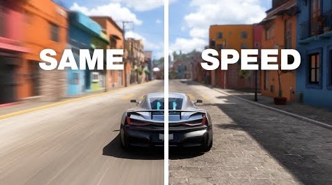 Why racing games feel slow